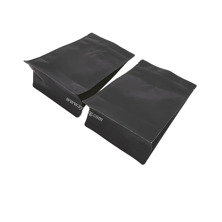 Flat Bottom Pouch with Pocket Zipper